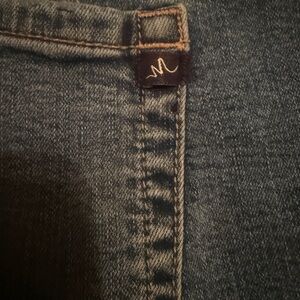 Maurices Dark Blue Denim Jeans with Brown Leatherette Tag